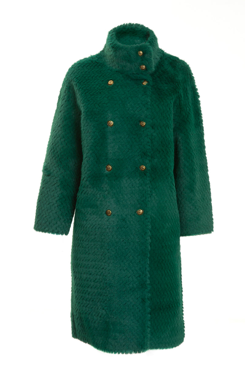 Adriana emerald coat