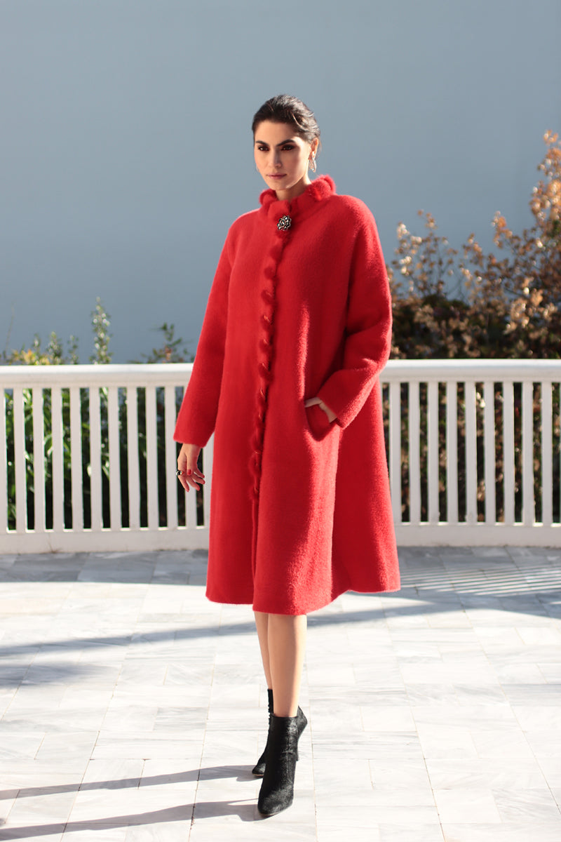 Sabrina red coat