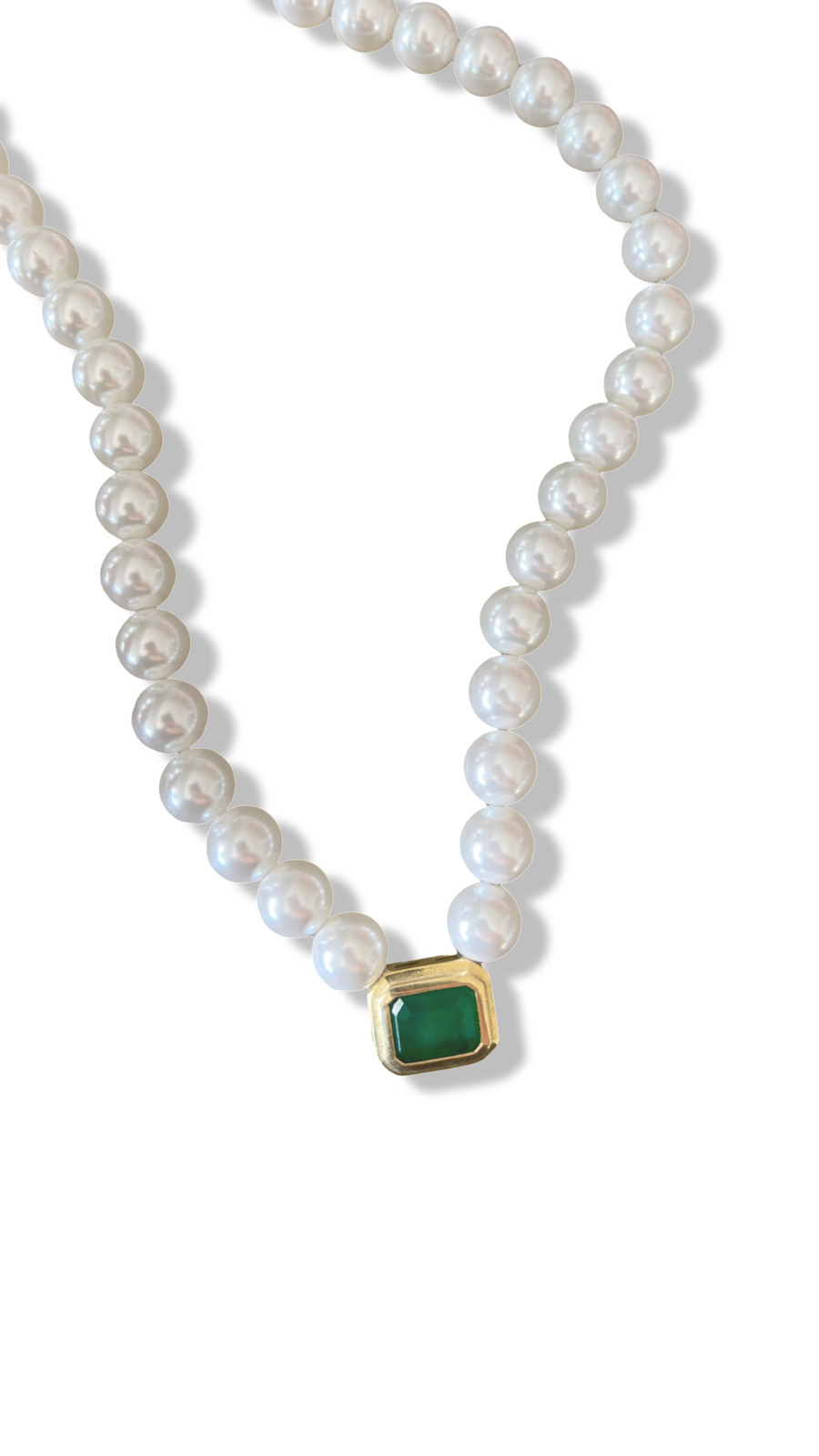 Yasmin pearl necklace - round
