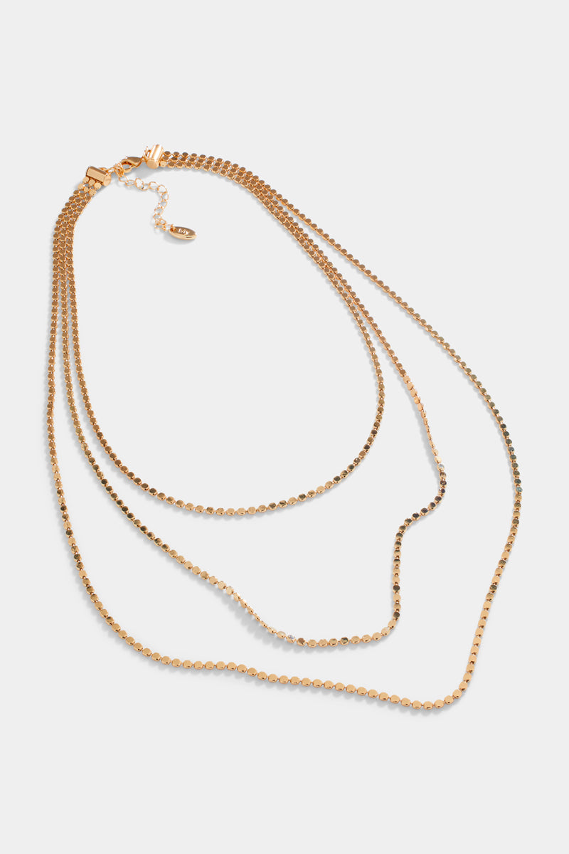 Fay triple layer necklace