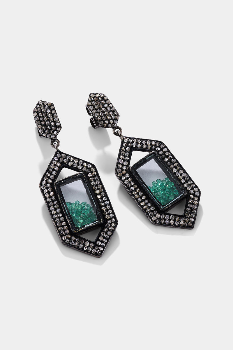 Emeralds earrings