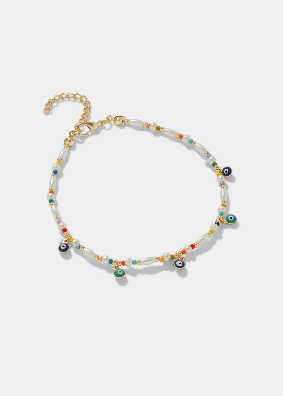 Lucky charm anklet