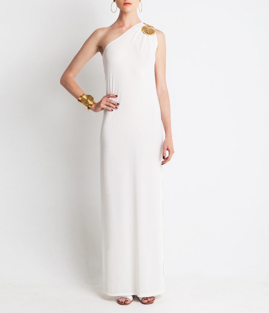 "ALIA" DRESS PRINT WHITE classics
